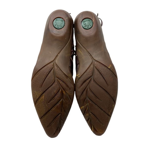 El Naturalista Elfos Spainish Leather Mid Calf Pointed Toe Zip Boots - Size 9.5 - Picture 9 of 12